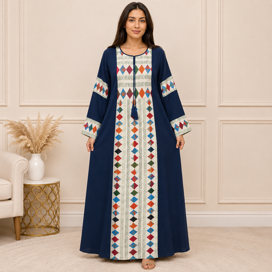 Women’s Daily House Abaya - Dark Blue
