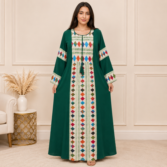 Women’s Daily House Abaya - Green